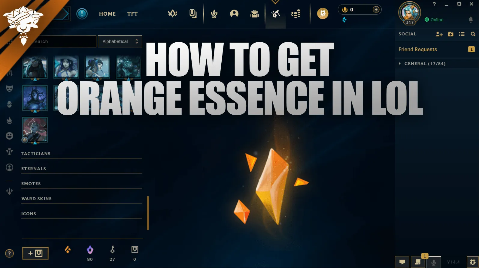 Comment obtenir de l'essence d'orange dans LoL