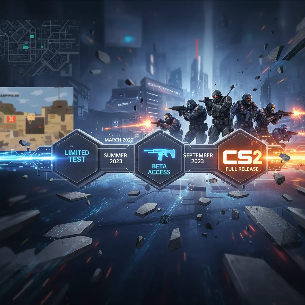 متى صدرت لعبة CS2؟ الجدول الزمني الكامل للعبة Counter-Strike 2